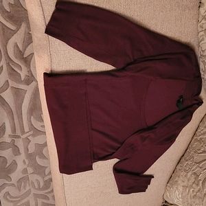 Burgundy Sweater